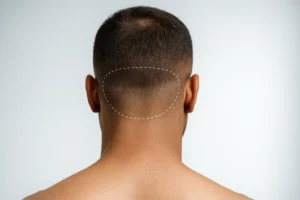 hair transplant donor area